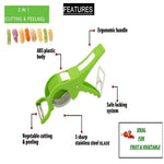 Load image into Gallery viewer, Plastic 2 in 1 Vegetable & Fruit Multi Cutter