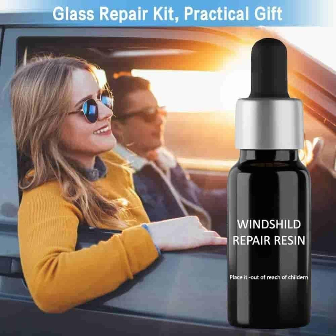 Bottle of Windshield Repair Resin 