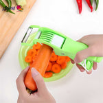 Load image into Gallery viewer, Plastic 2 in 1 Vegetable &amp; Fruit Multi Cutter

