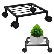 Metal Stand With Wheels For Planters