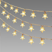 Serial String Star Lights for Decoration