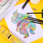 Load image into Gallery viewer, 12 Pieces Rainbow Pencils