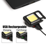 Load image into Gallery viewer, Small Flashlights Rechargeable Keychain

