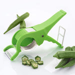 Load image into Gallery viewer, Plastic 2 in 1 Vegetable &amp; Fruit Multi Cutter
