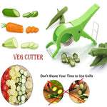Load image into Gallery viewer, Plastic 2 in 1 Vegetable &amp; Fruit Multi Cutter
