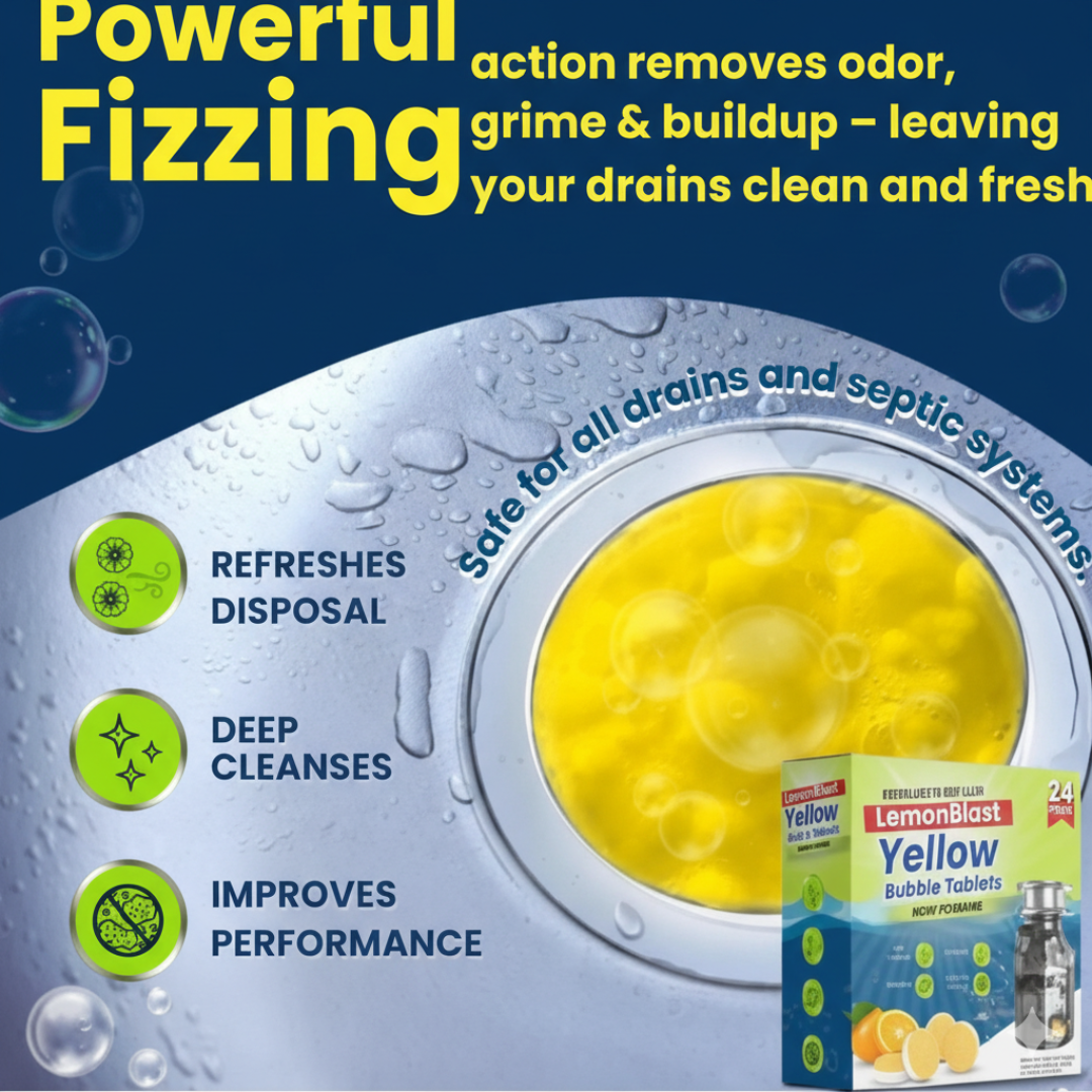 Lemon Blast Yellow Bubble Tabs