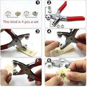 Metal Studs- 50 Snap Buttons With Pliers