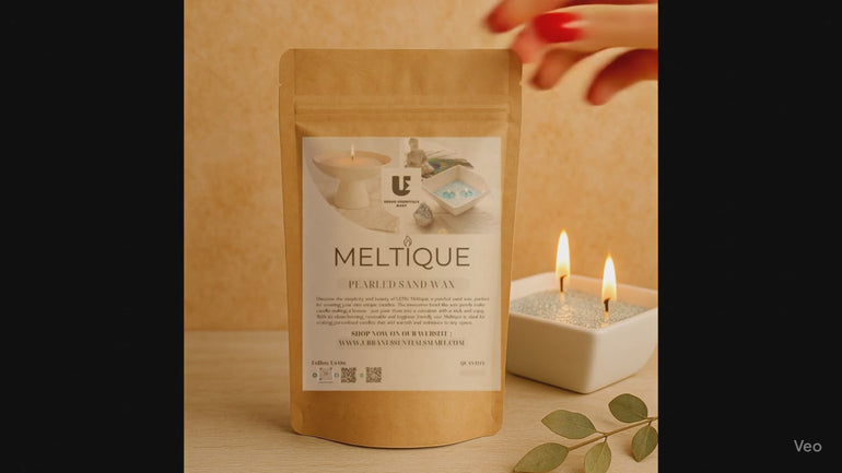 How to melt and use MELTIQUE Pearl Sand Wax for homemade candles – step by step video